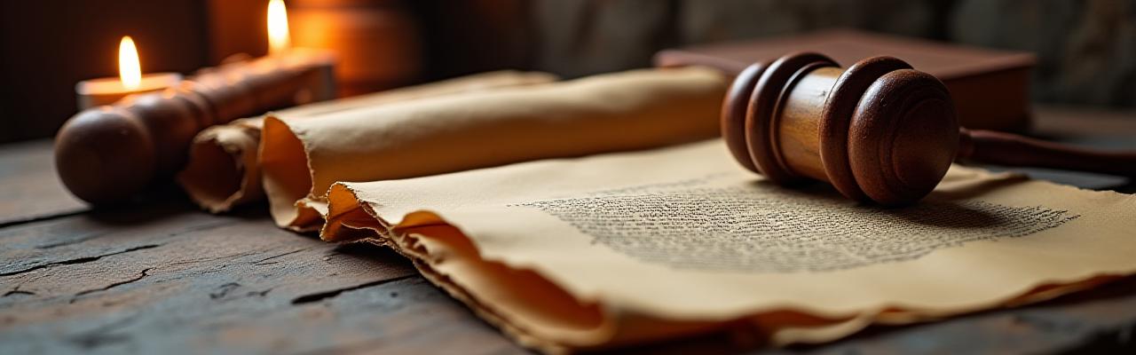 Historical scrolls and ancient laws background